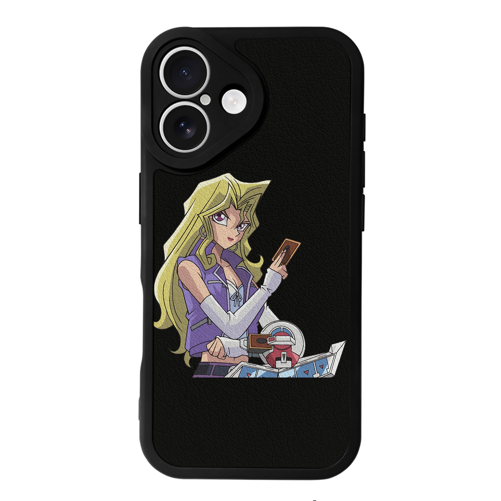 遊☆戯☆王 Yu-Gi-Oh! 【iPhone 16シリーズ対応】シリコンスマホケース（レザー調） 材質：シリコン